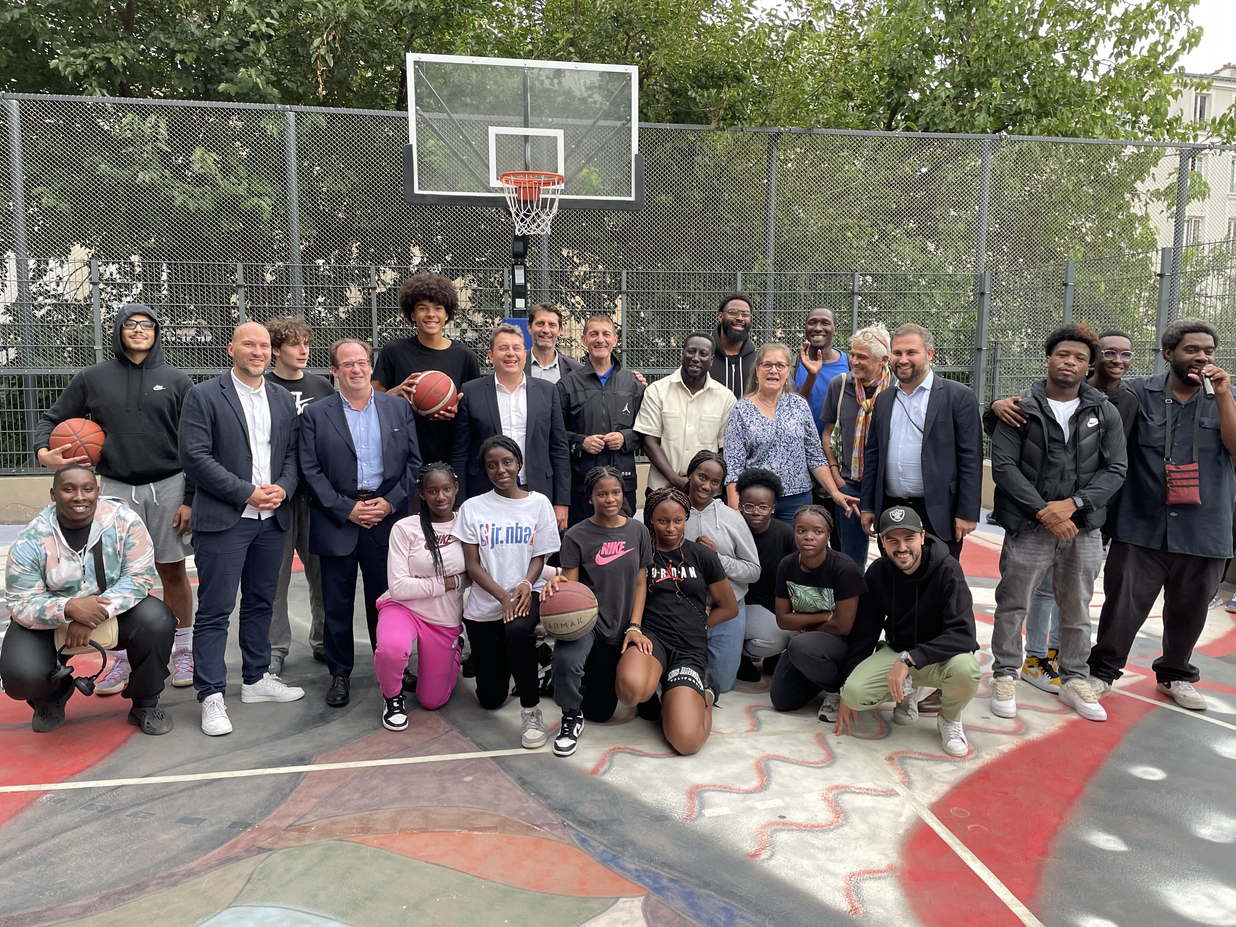 Inauguration Goutte d'Or Basket 3x3